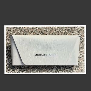 New Michael Kors Leather Eyeglass / Sunglass Case